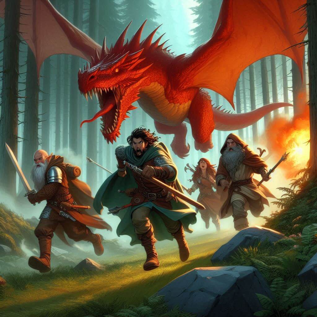 Dragon on the mount