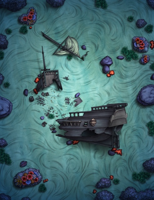 Sunken Shipwreck