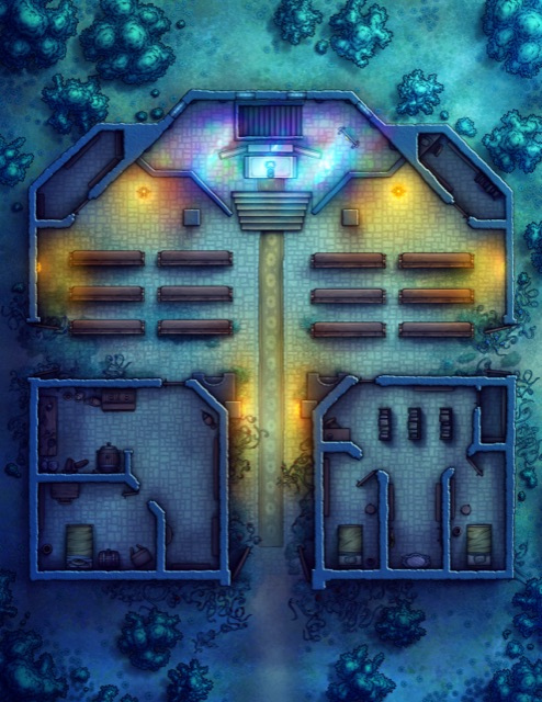 Moonlit Temple