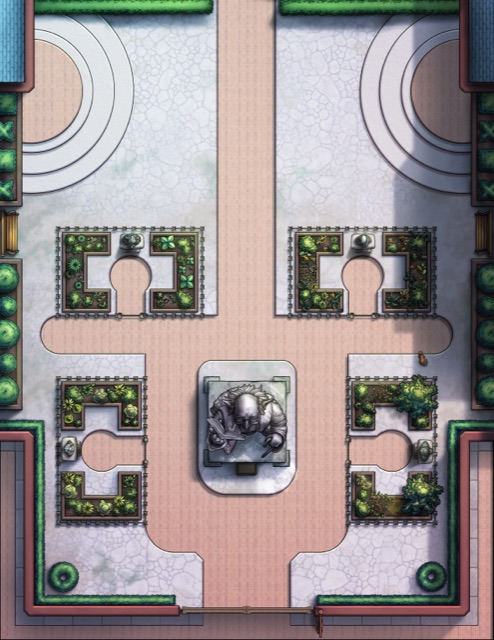 Paved Courtyard